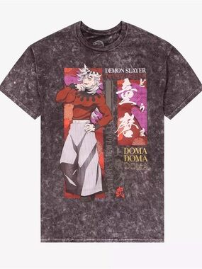 Demon Slayer: Kimetsu No Yaiba Upper Rank
Demon Doma Double-Sided T-Shirt